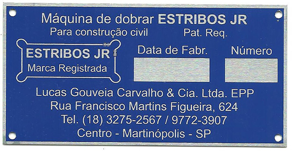 Etiqueta Imobilizado